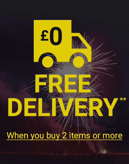 Free delivery* when you buy 2 items or more