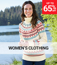 Women's clothing up to 65% off