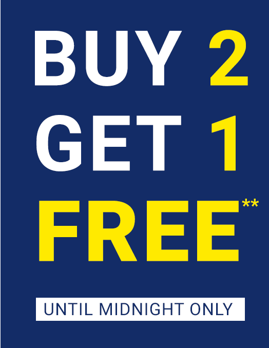 Buy 2 get one free