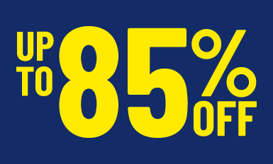 Up to 85% off