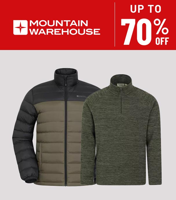 Mountain Warehouse up to 70 percent off