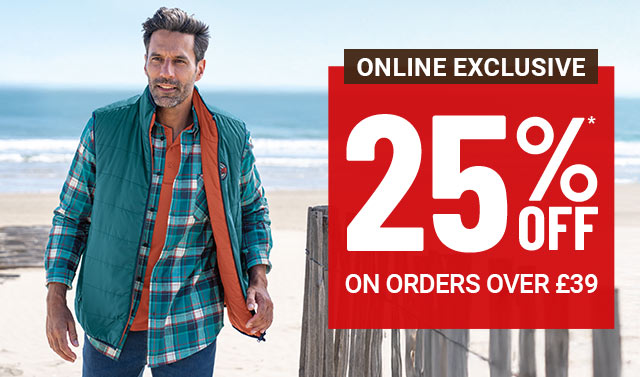 Exclusive 25% discount on online orders