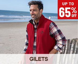 Gilets  up to 65 percent off