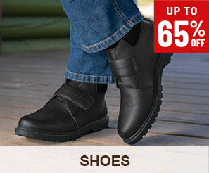 Shoes up to 65 percent off