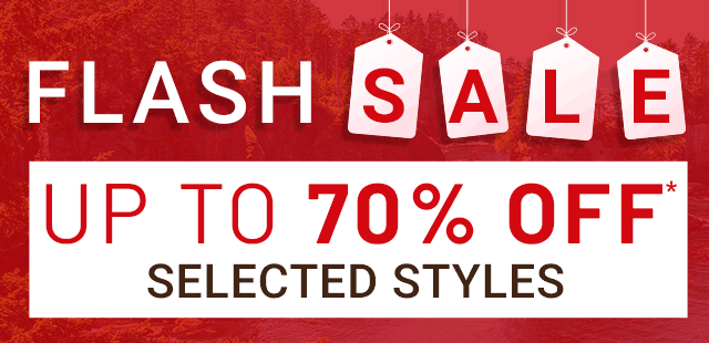 Flash Sale: up to 70% off**