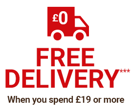 FREE DELIVERY when you spend £19 or more***