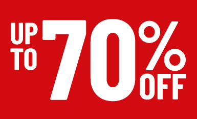 UP TO 70% OFF