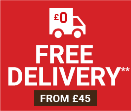 Free delivery** when you spend £45 or more