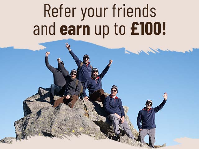 Refer your friends and earn up to £100!