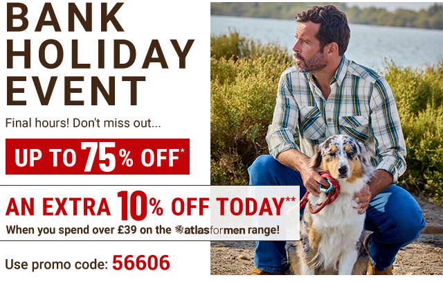 An extra 10% off when you spend £39 or more** // Use promo code: 56606