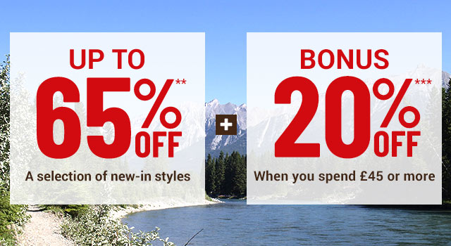 UP TO 6(% OFF* + Bonus 20%*** off