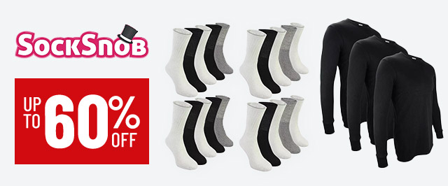 Sock Snob up to 60 percent off