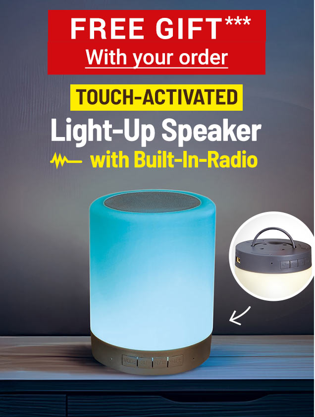 Light-Up Speaker with every order***