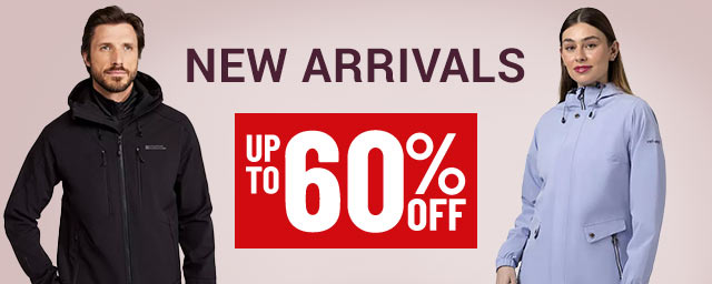 Partner Brands New Arrivals up to 60% off / Trespass, Regatta, Adidas, Duke, Mountain Warehouse