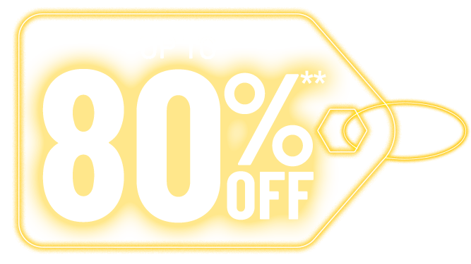 Black Friday up to 80% off**