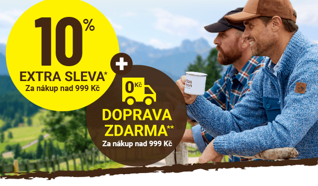 Sleva 20 procent za nákup nad 999 Kč / Doprava zdarma**