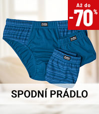 Spodní prádlo se slevou až 65 procent