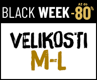 Velikosti M-L se slevou až 80 procent