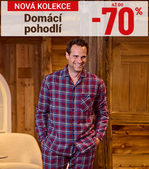 Domácí oblečení se slevou až 70 %