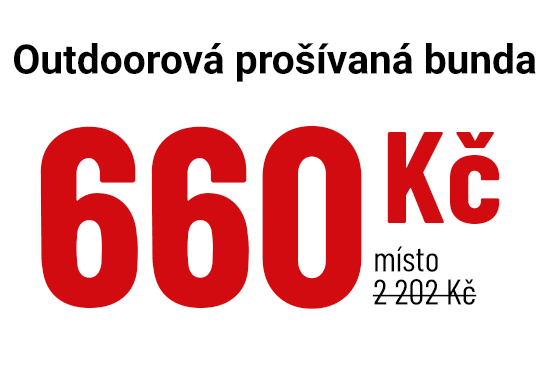 Prošívaná bunda za 660 korun