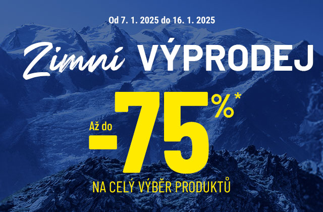 Zimní výprodej se slevou až 75 procent