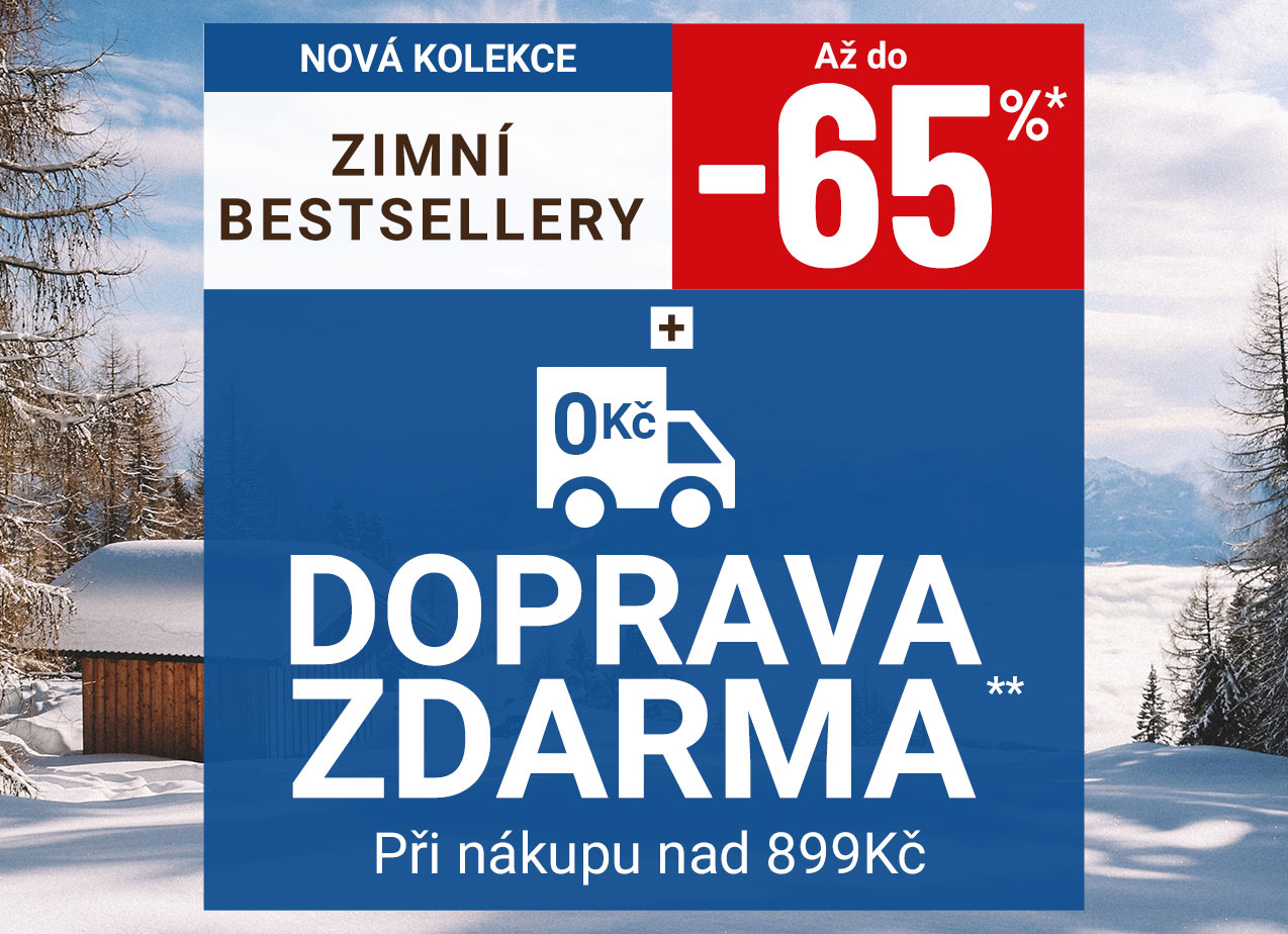 Nová kolekce Zimní bestsellery Až do -65 %*