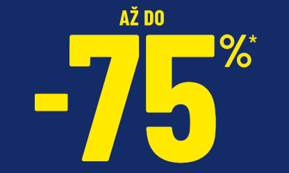 Až do -75 %*