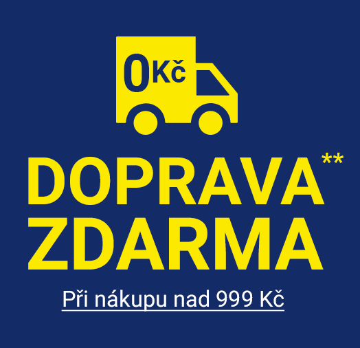 Doprava zdarma** Při nákupu nad 999 Kč