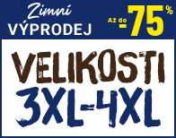 Velikosti 3XL-4XL se slevou až 75 procent