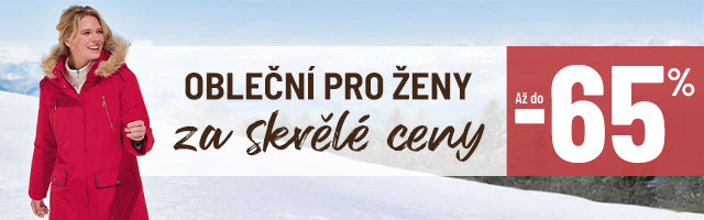 OBLEČNÍ PRO ŽEN Až do -65%  za skvělé ceny