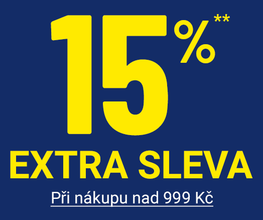 15 procent extra sleva