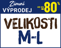 Velikosti M-L se slevou až 80 procent