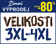 Velikosti 3XL-4XL se slevou až 80 procent