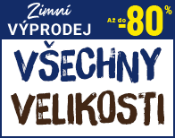 Všechny velikosti se slevou až 80 procent