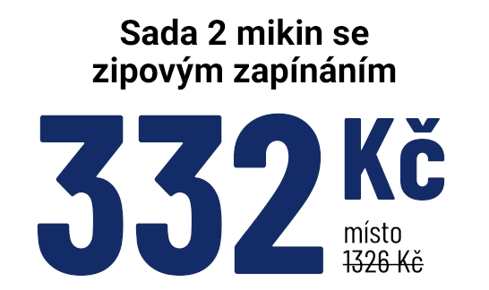 Sada 2 mikin za 332 Kč místo 1326 Kč