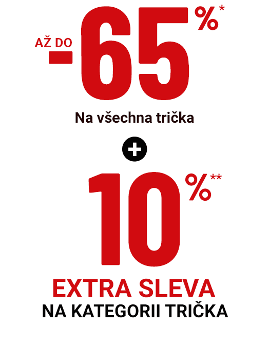 Extra sleva na trička