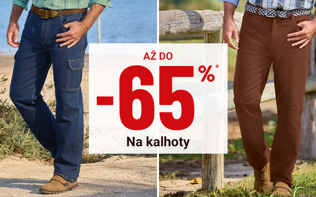 Sleva až 65 % na kalhoty