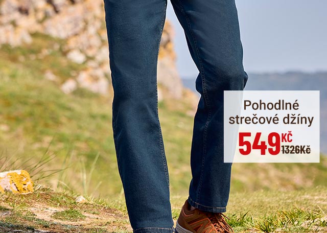 Pohodlné strečové džíny