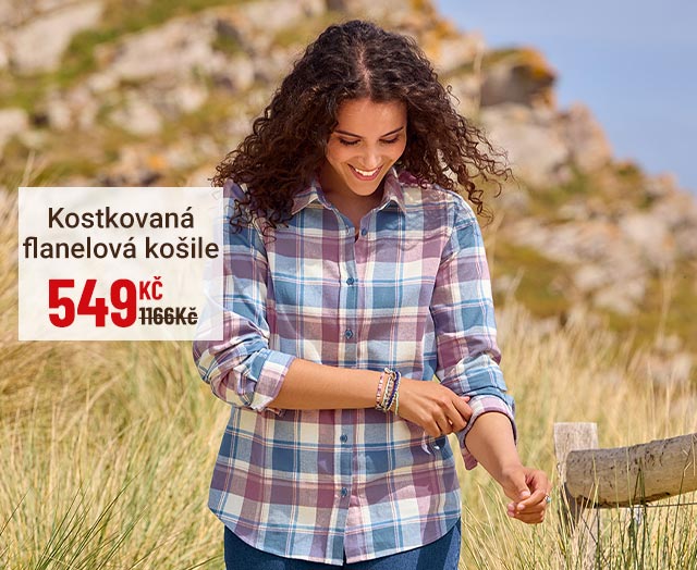 Kostkovaná flanelová košile