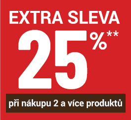 Minus 25 procent při nákupu 2 a více produktů