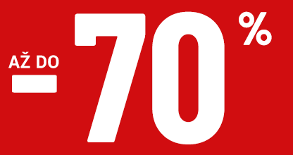 AŽ DO -70 %