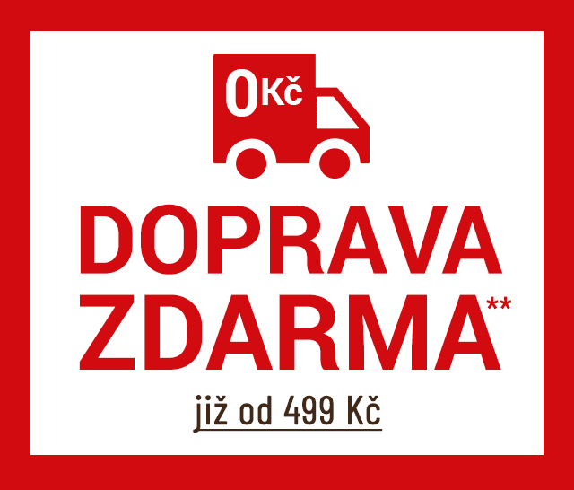 Získejte dopravu zdarma od 499 Kč