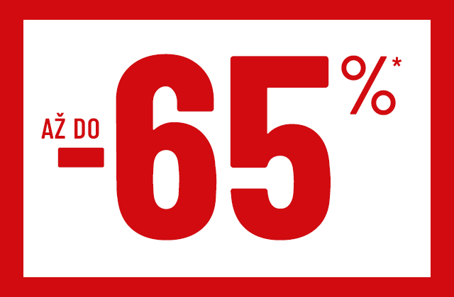 Produkty s až 65 procentní slevou