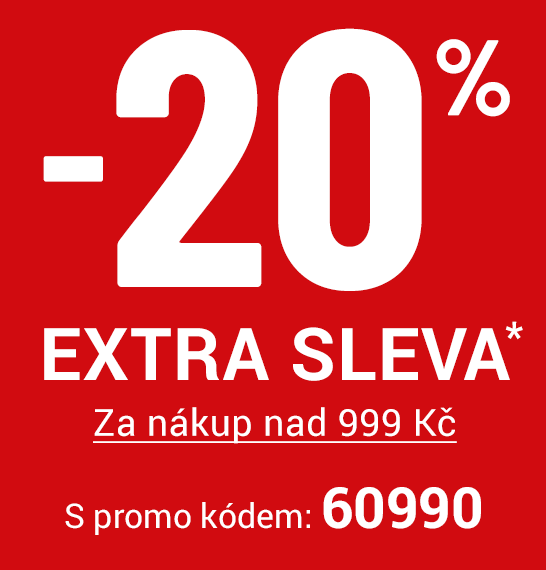 Extra sleva 20 procent / S promo kódem: 60990