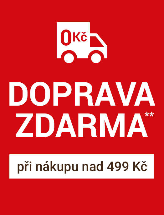 Získejte poštovné zdarma při nákupu nad 499 Kč