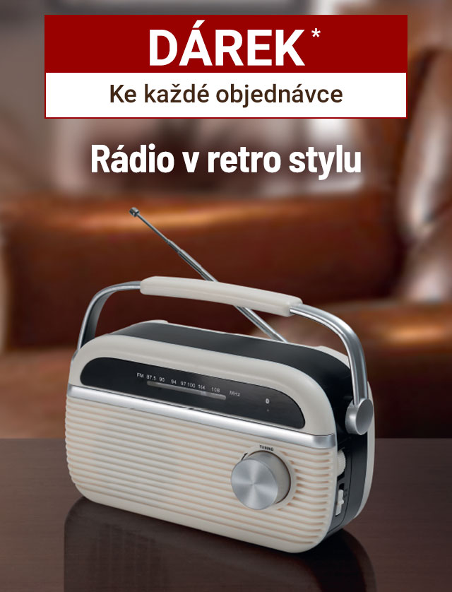DÁREK* Rádio v retro stylu Ke každé objednávce