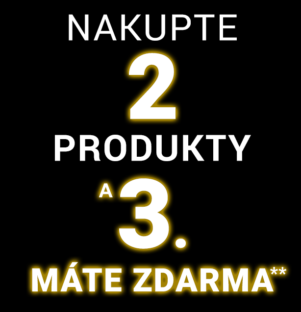NAKUPTE 2 PRODUKTY A 3. MÁTE ZDARMA