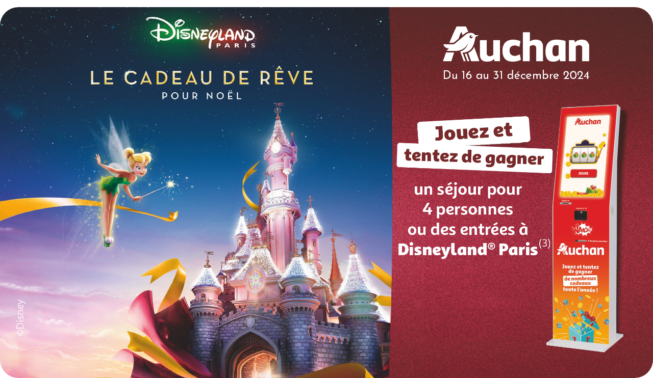 Jouez et tentez de gagner un séjour pour 4 personnes ou des entrées à Disneyland Paris