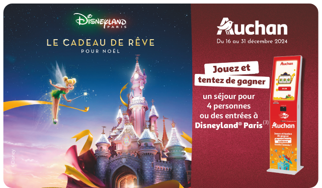 Jouez et tentez de gagner un séjour pour 4 personnes ou des entrées à Disneyland Paris