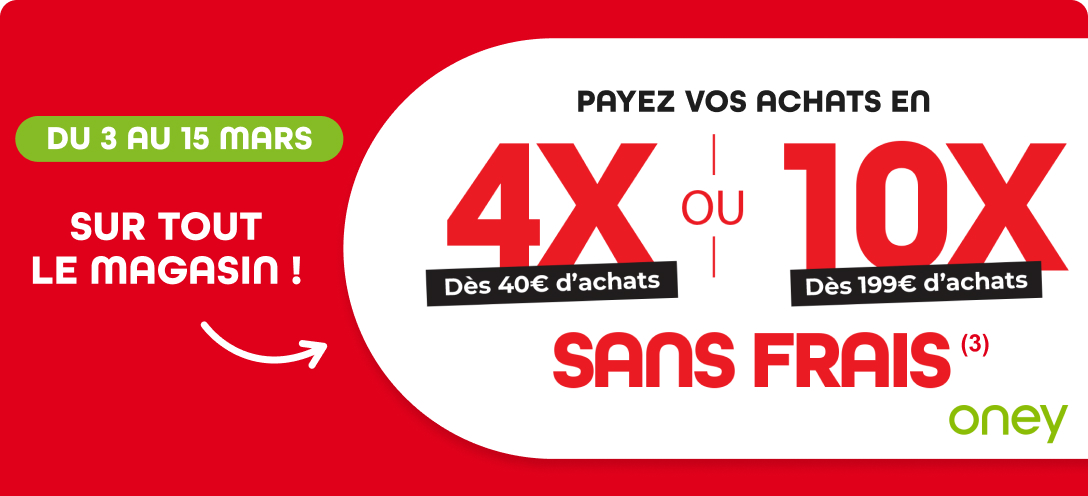 Payez vos achats avec la carte Oney
